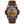 Hawaiian Koa Wood Face Watch 42mm - New Surfrider Rose Gold