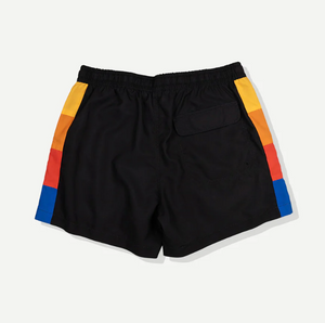 Side Block Swim Short - Black