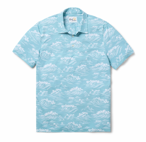 Rip Tide Performance Polo - Dusty Turquoise