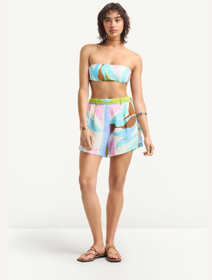 Getaway Short in Coast Colorblock