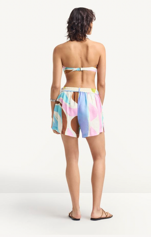 Getaway Short in Coast Colorblock