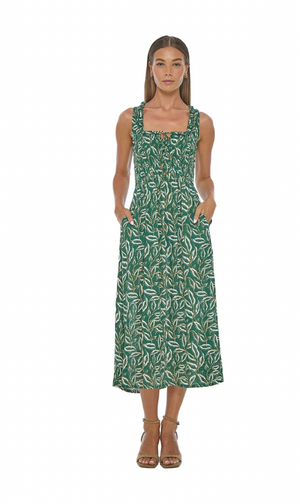 Mirena Dress - Lauris Green