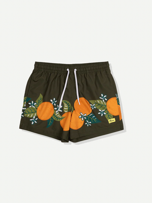 Tropical Orange Swim Short