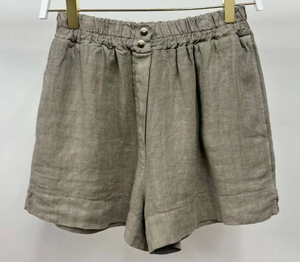 Linen Shorts - Mocha