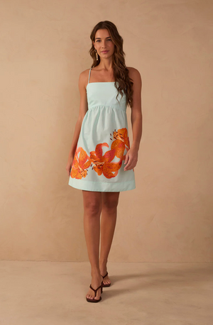 Blue Lily Mini Dress