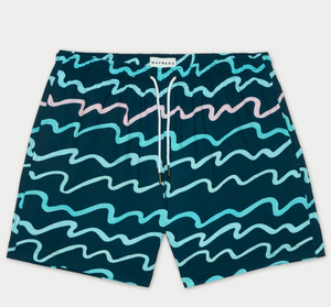 90's Wave Swim Short