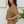 Linen Open Stitch V-Neck Top