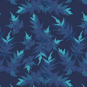 ‘Iwa’iwa Fern Aloha Shirt - Blue