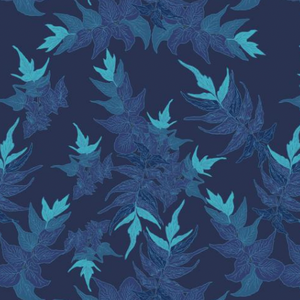 ‘Iwa’iwa Fern Reversible Shorts - Blue