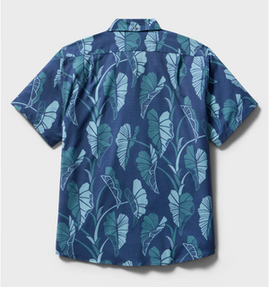 Trailing Taro Performance Button Front - Navy