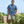 Trailing Taro Performance Button Front - Navy