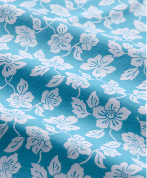 Camellias Performance Polo - Aqua