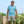 Camellias Performance Polo - Aqua