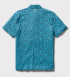 Camellias Performance Polo - Dark Teal