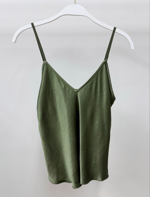 Silky V-Neck Camisole Top