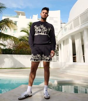 Palm Beach Knit Crewneck Sweater