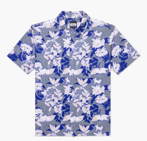Ode to the Islands Tech Button Up - Oyster Grey