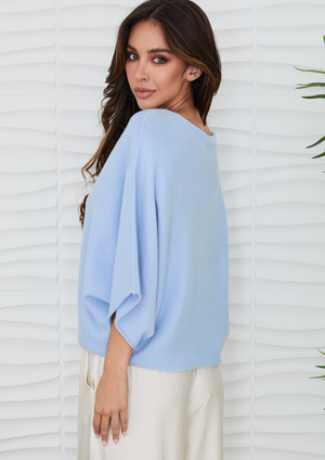 Batwing Sleeve Knit Top