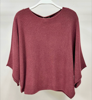 Batwing Sleeve Knit Top