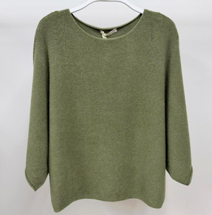 Batwing Sleeve Knit Top
