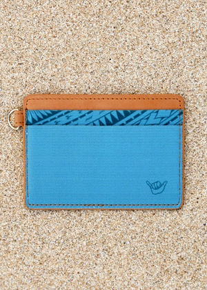 Leather Wallet - Courage Blue