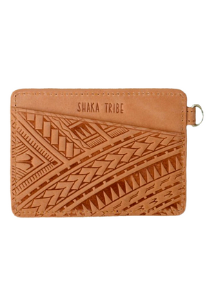 Leather Wallet - Courage Blue