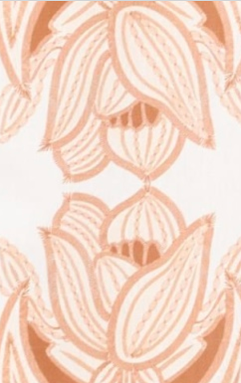 Corset Midi Dress - Pink/ Cream