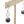 Tahitian Pearls with Circle Dangle Earrings