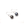 Tahitian Pearls with Circle Dangle Earrings