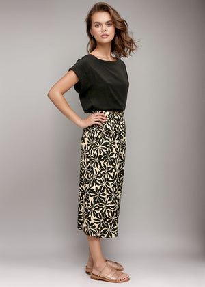 Mareva Top in Solid Black