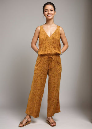Reeve Jumpsuit - Granelli Honey