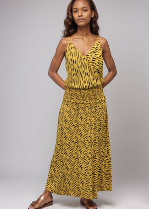 Lanis Top - Gold Jungle