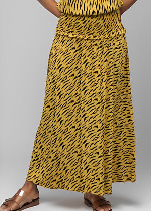 Agata Skirt - Gold Jungle