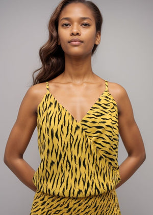 Lanis Top - Gold Jungle