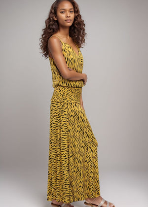 Agata Skirt - Gold Jungle