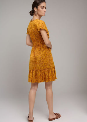 Manoa Mini Dress in Granelli Honey