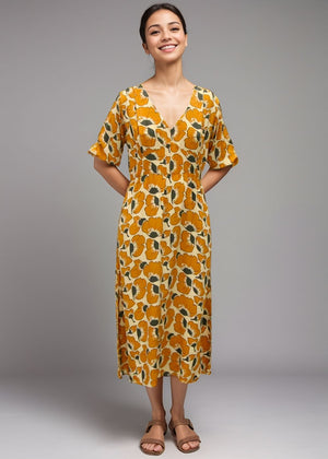 Amorino Dress - Fiori Honey