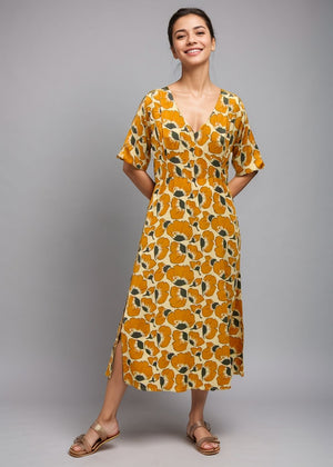 Amorino Dress - Fiori Honey