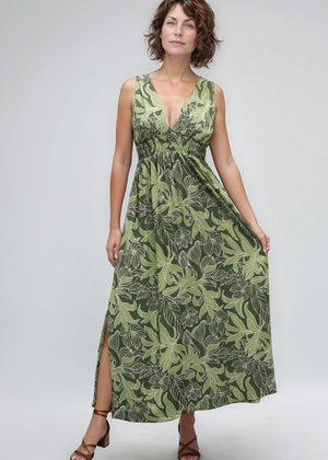 Noelle Dress Tropical Green by Khush