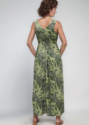 Noelle Dress Tropical Green by Khush