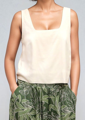 Tayla Top - Solid Off White