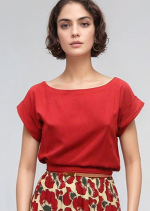 Mareva Top - Cherry