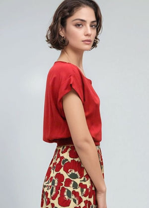 Mareva Top - Cherry