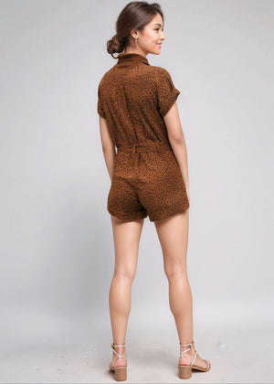 Zuri Romper - Granelli Cocoa