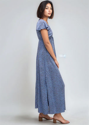 Leilani Maxi Dress - Granelli Blue