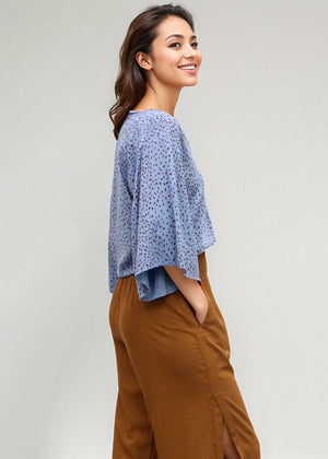 Kiely Top - Granelli Blue