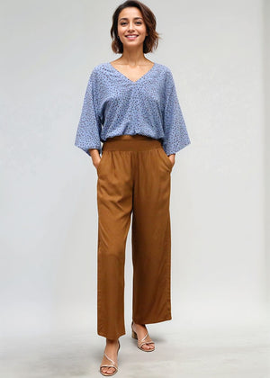 Kiely Top - Granelli Blue