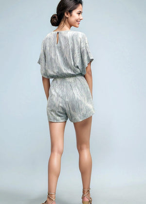 Wailea Romper - Zanzibar Silver