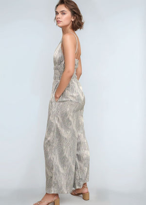 Opal Jumpsuit in Zanzibar Silver