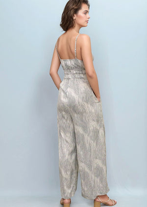 Opal Jumpsuit in Zanzibar Silver